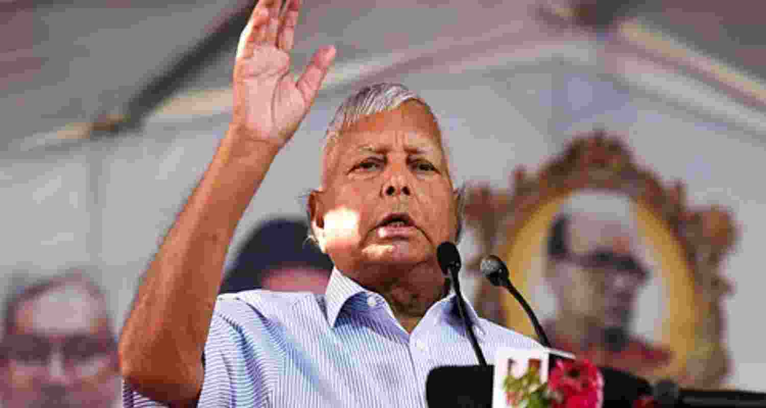 A file photo of former Railway Minister and Rashtriya Janata Dal (RJD) chief Lalu Prasad Yadav. A file photo of former Railway Minister and Rashtriya Janata Dal (RJD) chief Lalu Prasad Yadav.