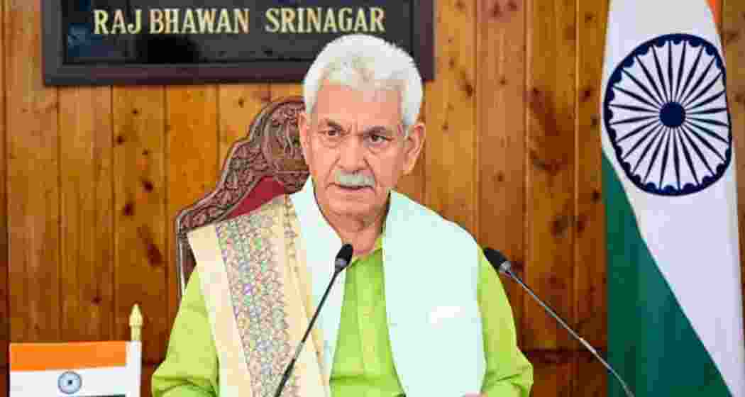 Lieutenant Governor Manoj Sinha. File photo. Lieutenant Governor Manoj Sinha. File photo.