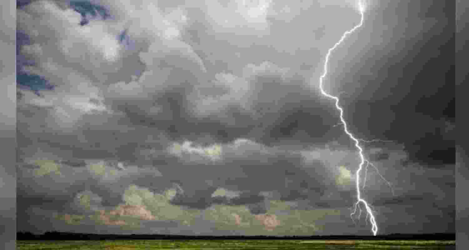 Image of lightning. Image of lightning.