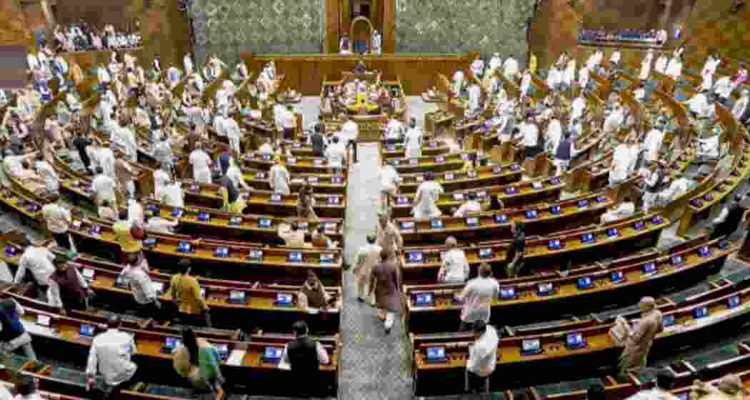 Parliament in session during the Monsoon Session. Parliament in session during the Monsoon Session.