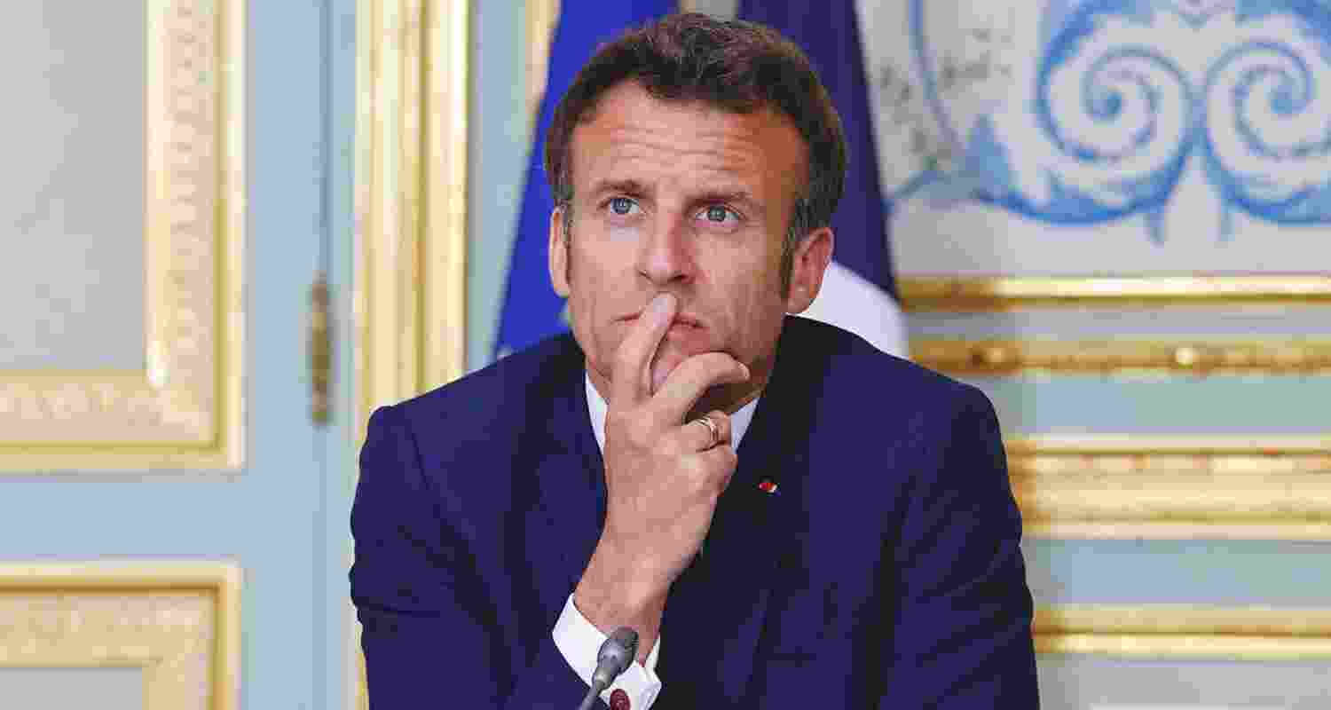 French President Emmanuel Macron. French President Emmanuel Macron.