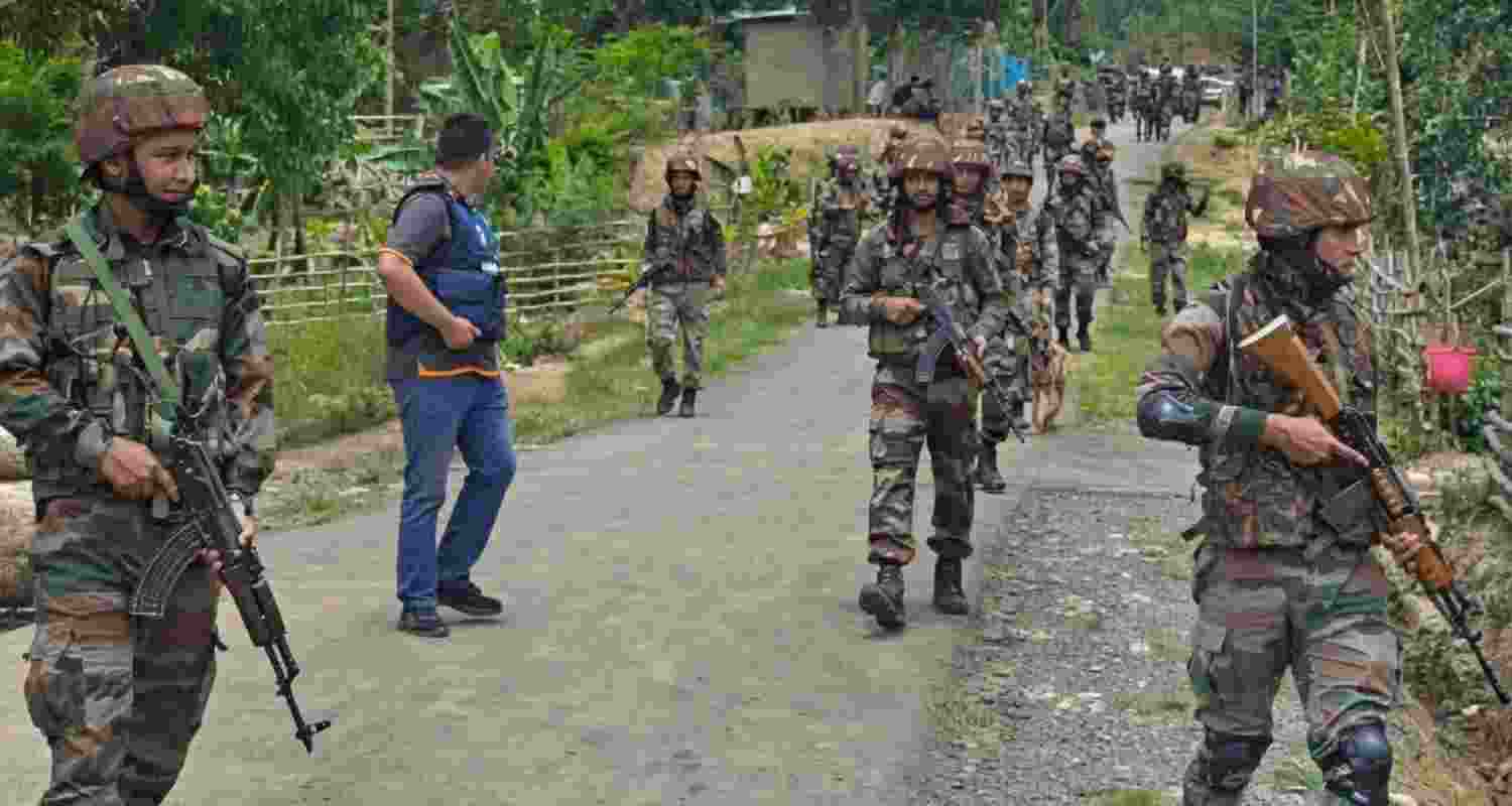 Security forces intensify search operations in Manipur's Ukhrul after an ambush killed two Assam Rifles personnel, as NSCN-IM denies involvement. Security forces intensify search operations in Manipur's Ukhrul after an ambush killed two Assam Rifles personnel, as NSCN-IM denies involvement.