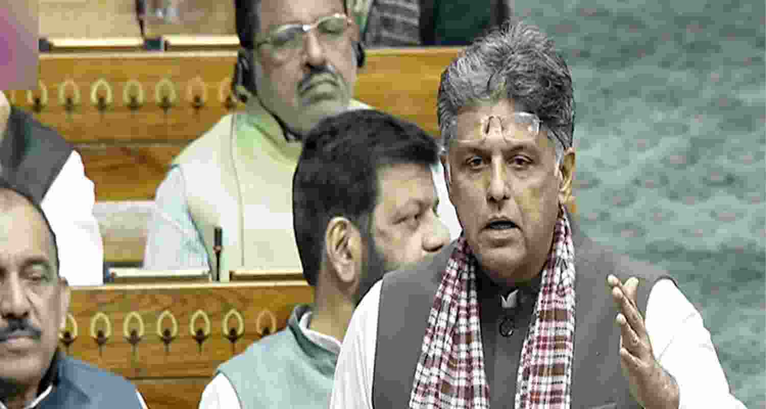 Congress MP Manish Tewari speaks in Lok Sabha during ongoing Winter Session of Parliament. Congress MP Manish Tewari speaks in Lok Sabha during ongoing Winter Session of Parliament.