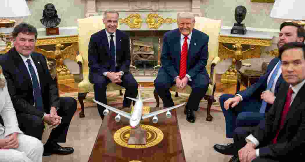 President Donald Trump meets with Canadian Prime Minister Mark Carney, Tuesday, May 6, 2025, in the Oval Office. President Donald Trump meets with Canadian Prime Minister Mark Carney, Tuesday, May 6, 2025, in the Oval Office.