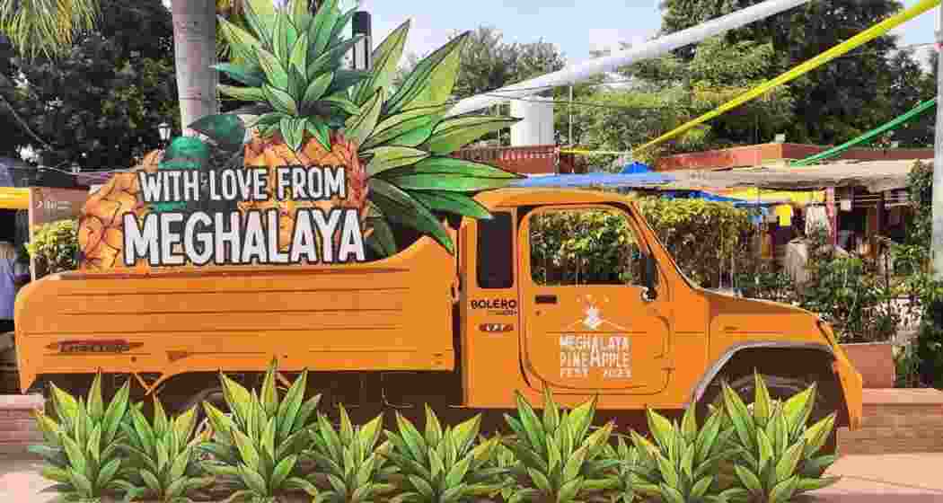 Highlights from Meghalaya's Pineapple Festival 2024 at Dilli Haat. Highlights from Meghalaya's Pineapple Festival 2024 at Dilli Haat.