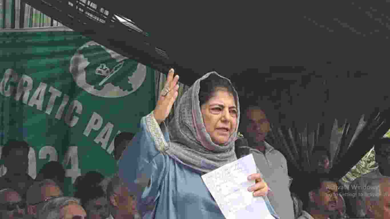 Mufti urges Home Minister Amit Shah to set aside his “ego” for the nation’s benefit and facilitate a meeting between representatives from both sides of the Line of Control (LoC), similar to efforts made by former Prime Minister Atal Bihari Vajpayee. Mufti urges Home Minister Amit Shah to set aside his “ego” for the nation’s benefit and facilitate a meeting between representatives from both sides of the Line of Control (LoC), similar to efforts made by former Prime Minister Atal Bihari Vajpayee.