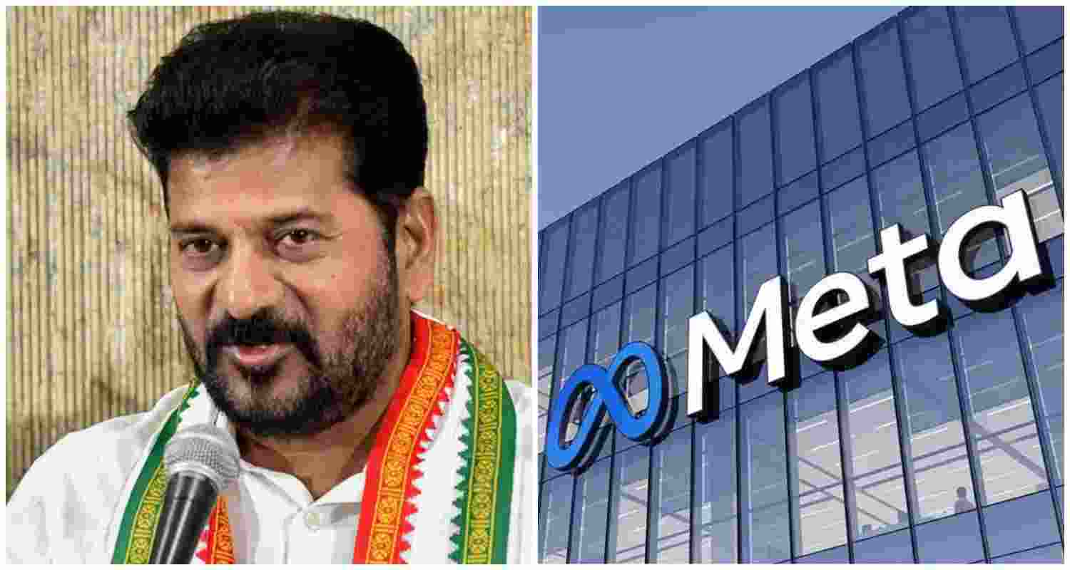 File photo of Telangana CM Revanth Reddy. Representative image on right. File photo of Telangana CM Revanth Reddy. Representative image on right.