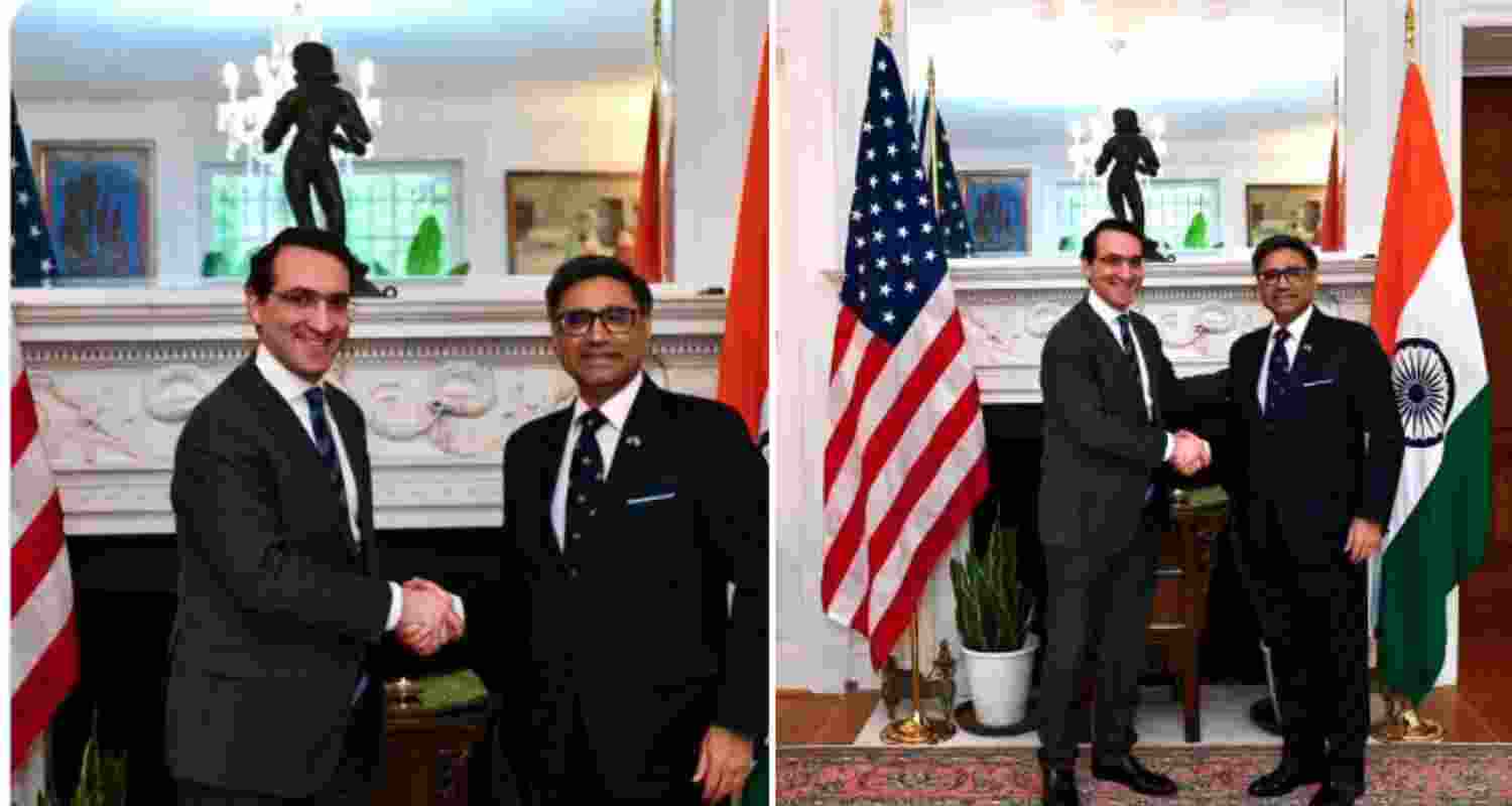Vikram Misri meets Jeffrey Kessler to advance India-US cooperation in critical and emerging technologies. Vikram Misri meets Jeffrey Kessler to advance India-US cooperation in critical and emerging technologies.