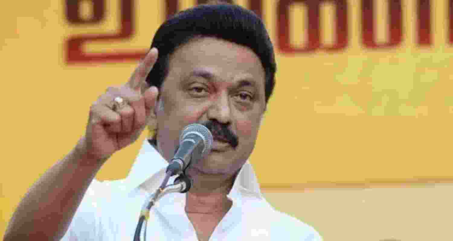 Tamil Nadu Chief Minister MK Stalin - file image. Tamil Nadu Chief Minister MK Stalin - file image.