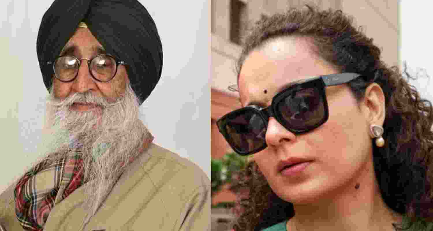 Simranjit Singh Mann (left), Kangana Ranaut (right). Simranjit Singh Mann (left), Kangana Ranaut (right).