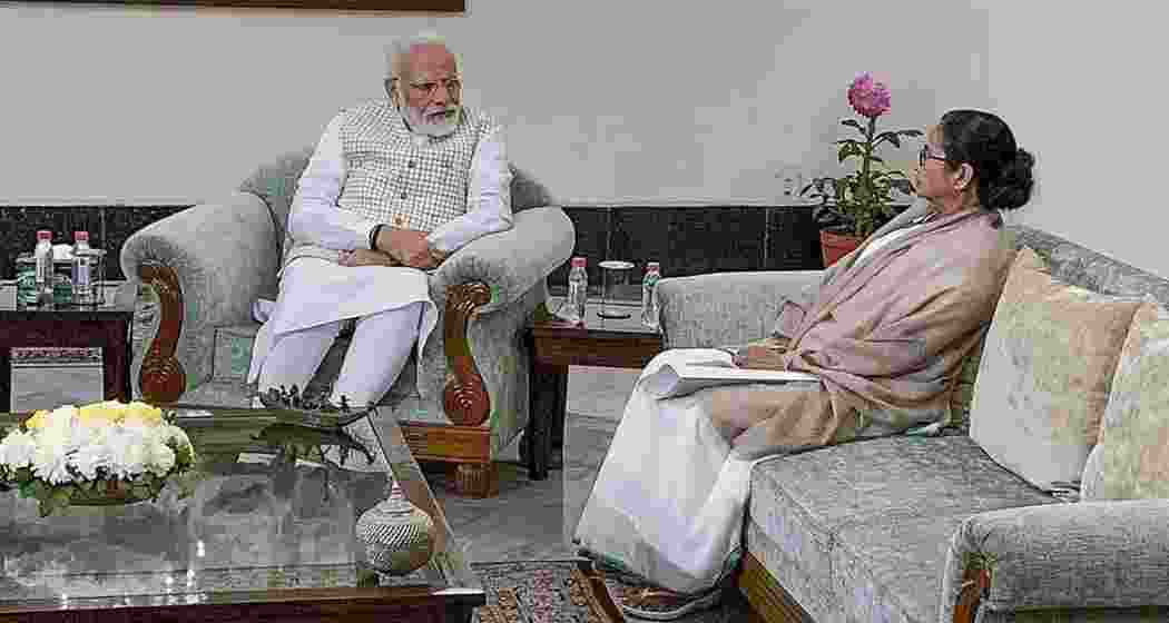 File photo of PM Narendra Modi with West Bengal CM Mamata Banerjee. File photo of PM Narendra Modi with West Bengal CM Mamata Banerjee.