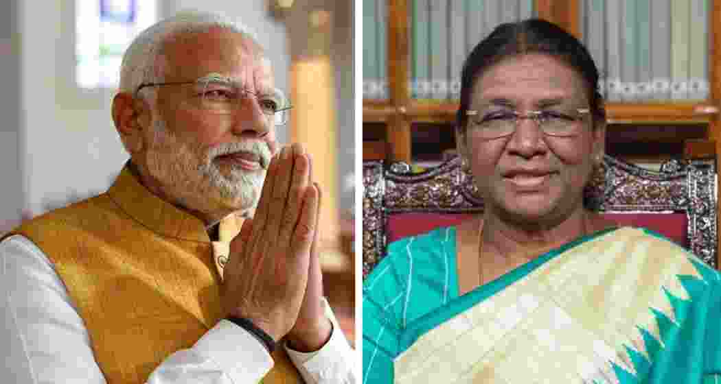 Prime Minister Narendra Modi and President Droupadi Murmu. Prime Minister Narendra Modi and President Droupadi Murmu.