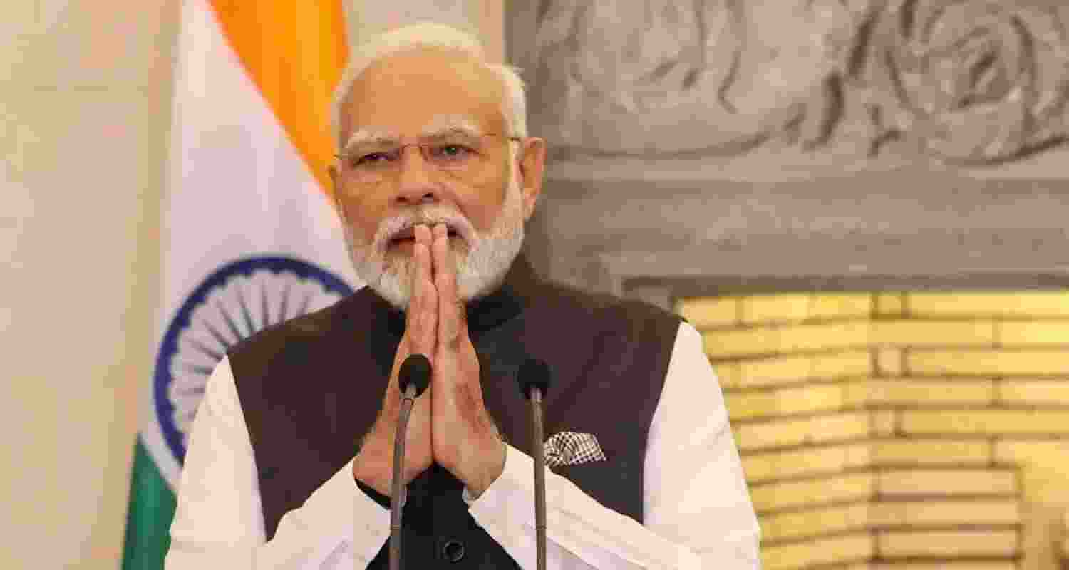 A file photo of Prime Minister Narendra Modi. A file photo of Prime Minister Narendra Modi.