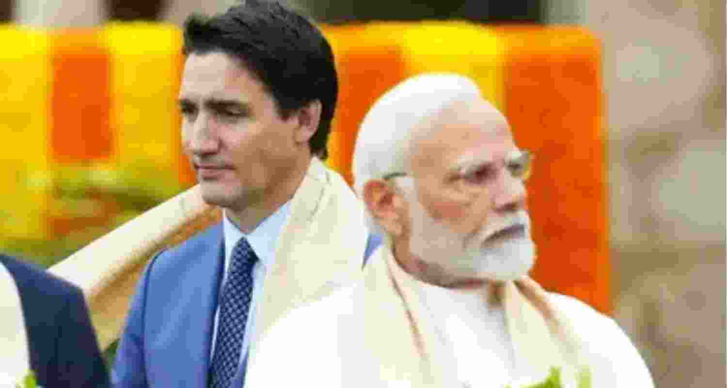 Canadian PM Justin Trudeau and Prime Minister Narendra Modi. File photo. Canadian PM Justin Trudeau and Prime Minister Narendra Modi. File photo.
