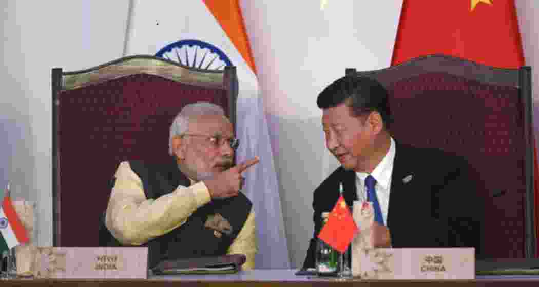 Prime Minister Narendra Modi along with President of China, Xi Jinping. File photo. Prime Minister Narendra Modi along with President of China, Xi Jinping. File photo.
