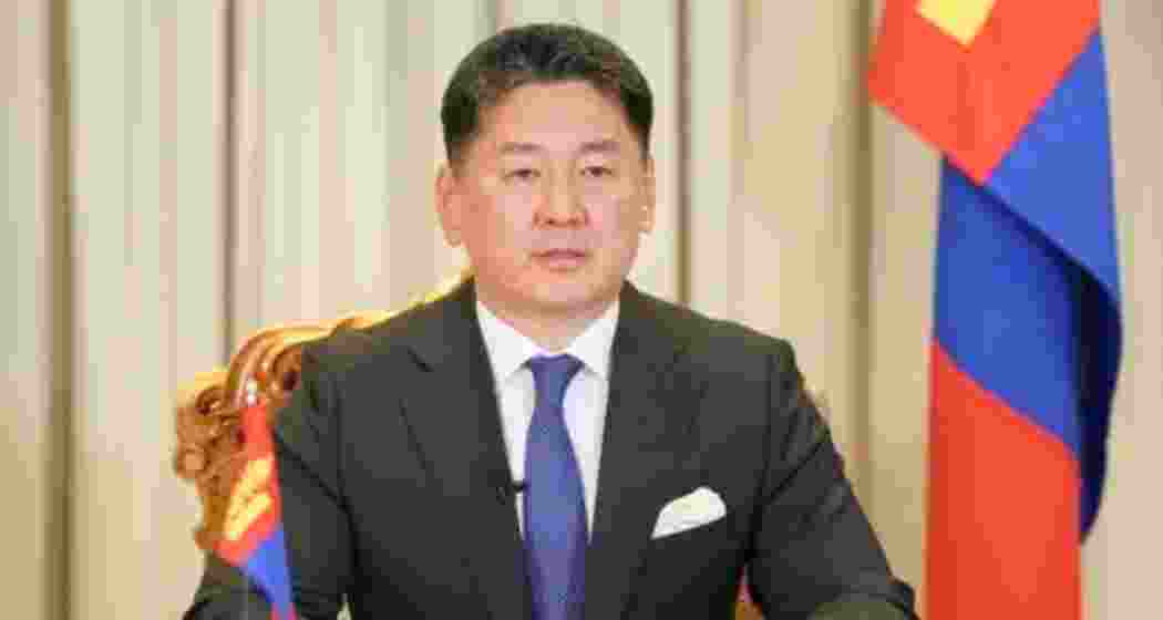 A file photo of President of Mongolia Khurelsukh Ukhnaa. A file photo of President of Mongolia Khurelsukh Ukhnaa.