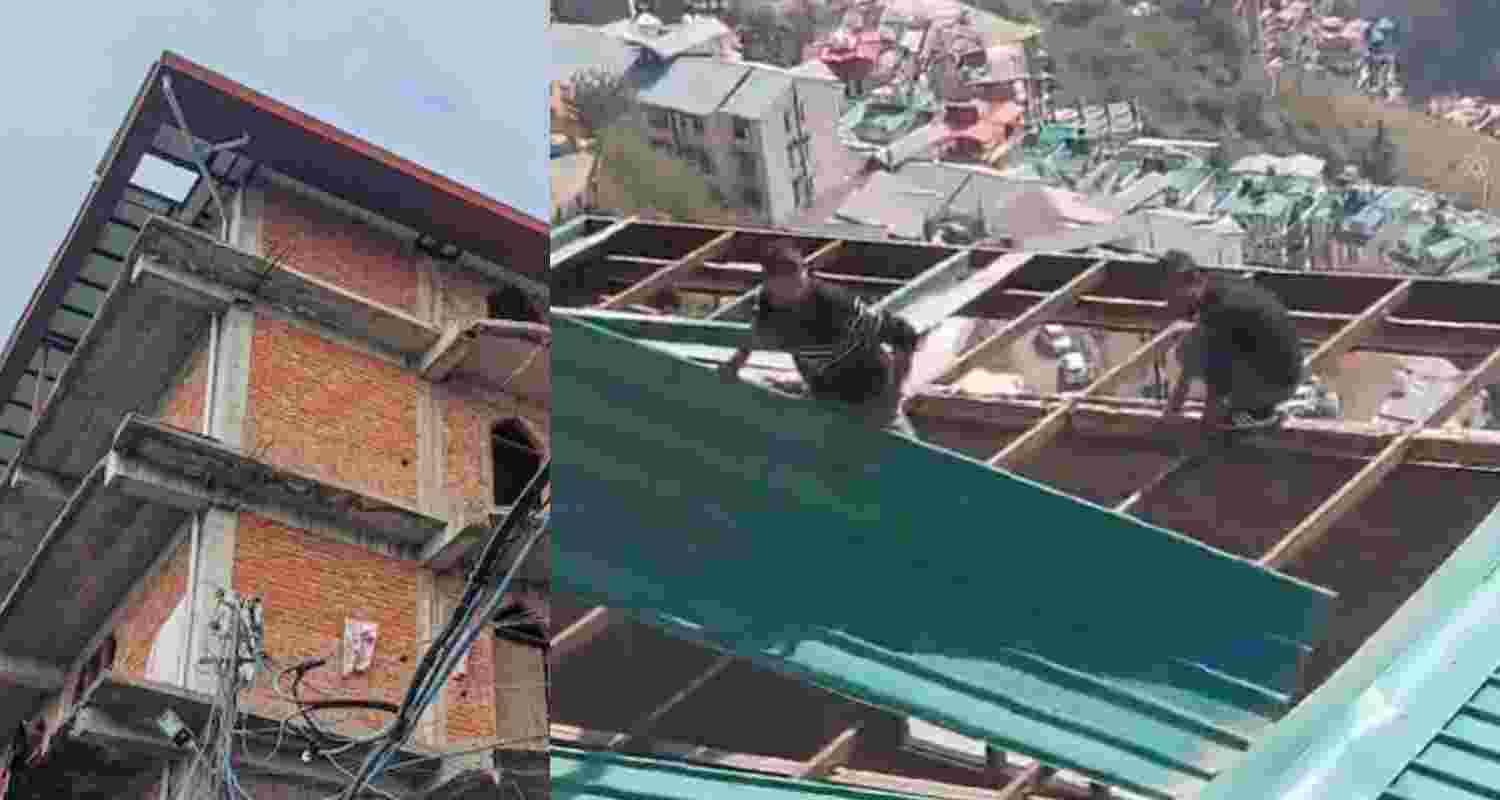 Demolition of three unauthorised storeys of Sanjauli mosque in Shimla begins. Demolition of three unauthorised storeys of Sanjauli mosque in Shimla begins.