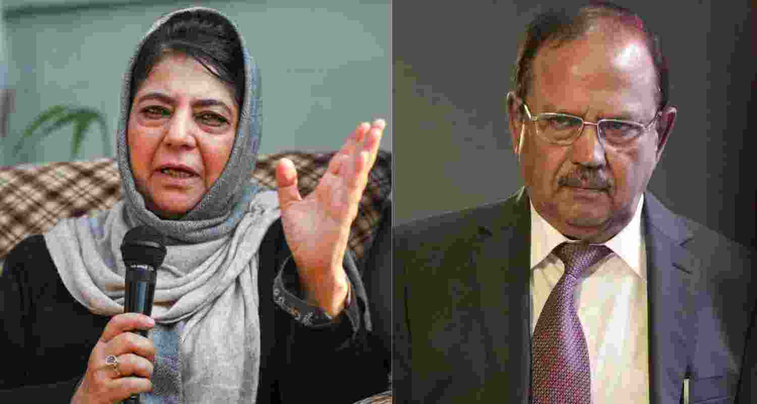 Mehbooba Mufti criticises NSA Ajit Doval’s “avenge history” remarks Mehbooba Mufti criticises NSA Ajit Doval’s “avenge history” remarks