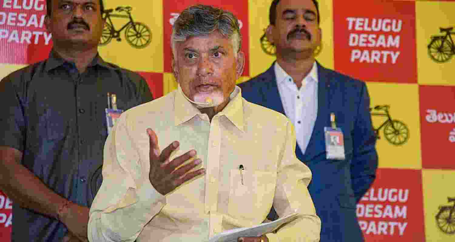 Andhra Pradesh Chief Minister N Chandrababu Naidu. Andhra Pradesh Chief Minister N Chandrababu Naidu.