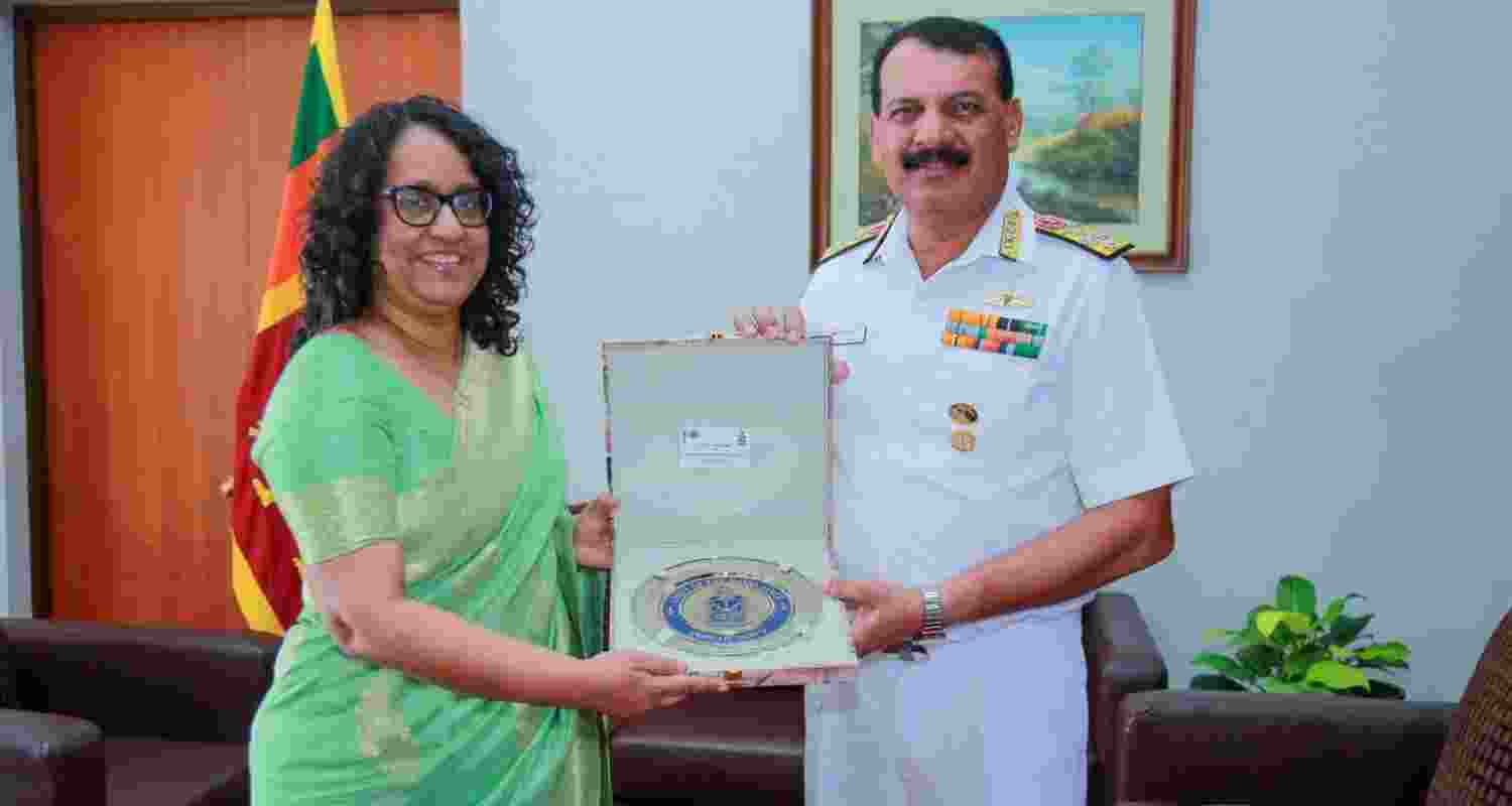Navy Chief meets Sri Lankan PM, discusses maritime security Navy Chief meets Sri Lankan PM, discusses maritime security