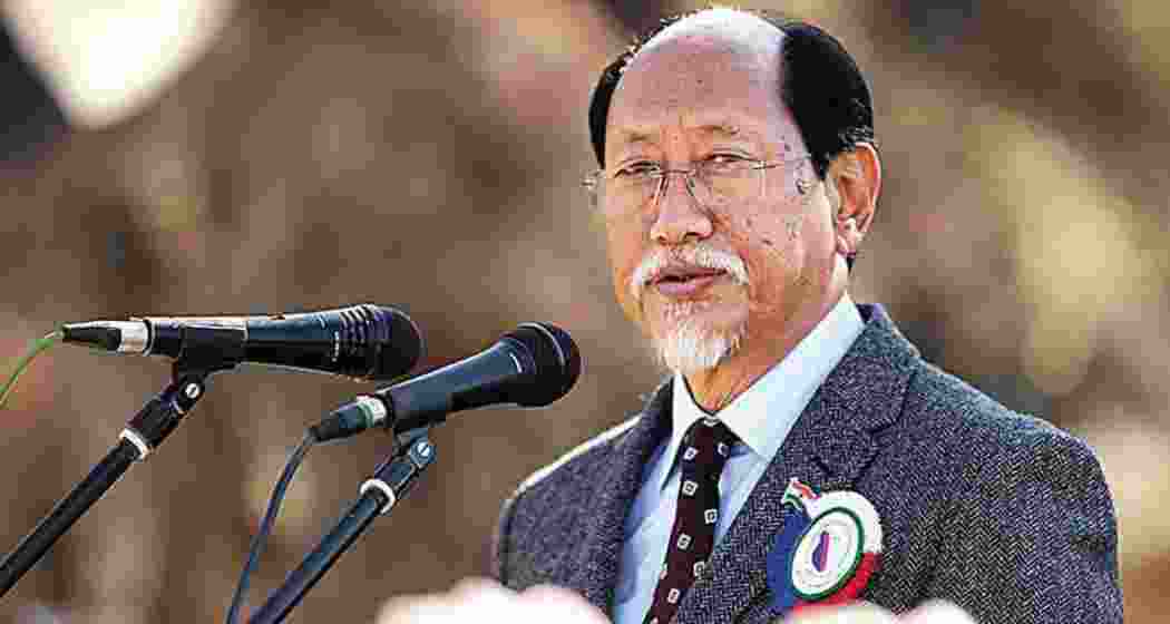 File photo of Nagaland Chief Minister Neiphiu Rio. File photo of Nagaland Chief Minister Neiphiu Rio.