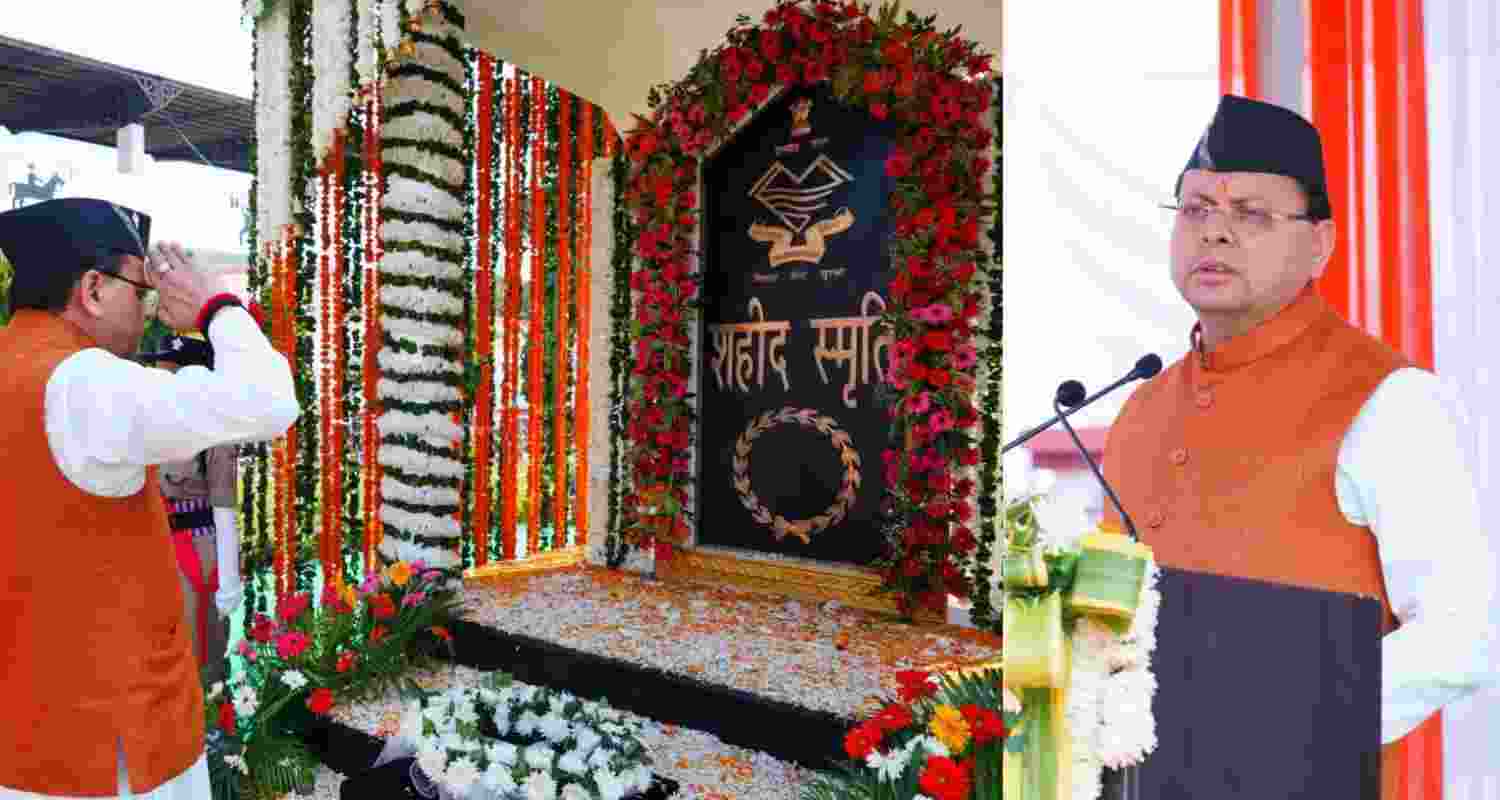 U'khand CM rolls out police initiatives with welfare fund hike U'khand CM rolls out police initiatives with welfare fund hike