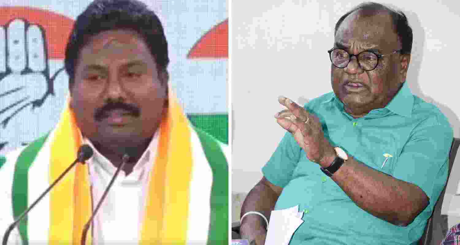 JP Patel (left) and Lobin Hembram (right). JP Patel (left) and Lobin Hembram (right).