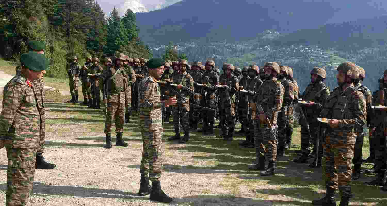 "#LtGenMVSuchindraKumar, #ArmyCdrNC visited forward locations of Counter Insurgency Force (Delta) in #Doda and #Kishtwar area to review the ongoing anti-terrorist operations being conducted in light of increased terrorist activity in the region.", posted the Northern Command on X. "#LtGenMVSuchindraKumar, #ArmyCdrNC visited forward locations of Counter Insurgency Force (Delta) in #Doda and #Kishtwar area to review the ongoing anti-terrorist operations being conducted in light of increased terrorist activity in the region.", posted the Northern Command on X.