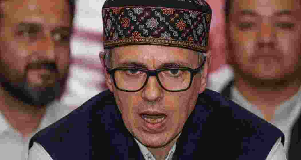 A file photo of Jammu and Kashmir Chief Minister Omar Abdullah. A file photo of Jammu and Kashmir Chief Minister Omar Abdullah.