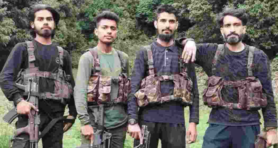 Images of four terrorists suspected in the Pahalgam massacre, released by the NIA. Images of four terrorists suspected in the Pahalgam massacre, released by the NIA.
