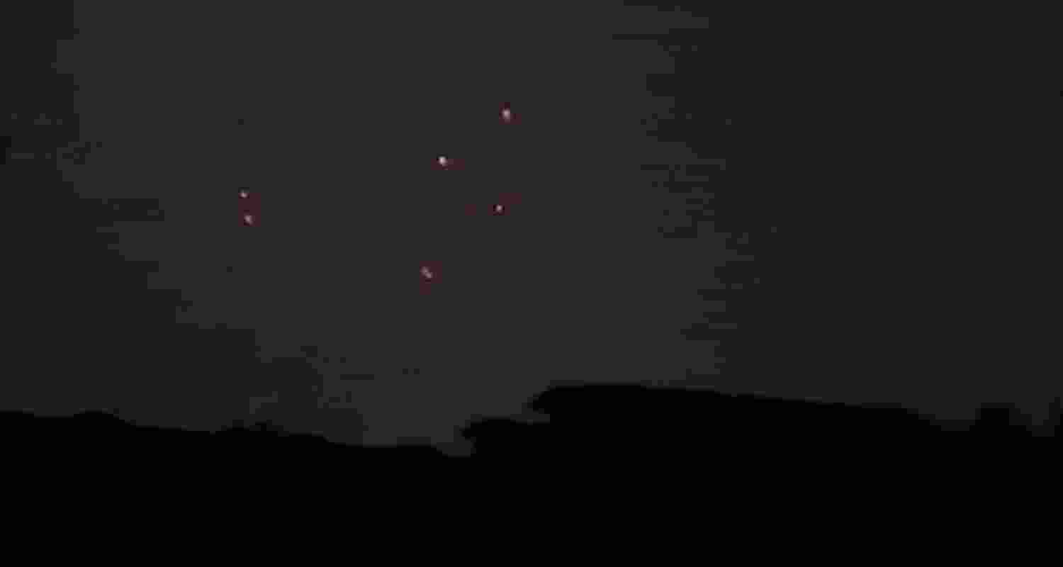 Pakistan's drone attacks on Jammu city on Thursday night were successfully thwarted by Indian defence forces. Pakistan's drone attacks on Jammu city on Thursday night were successfully thwarted by Indian defence forces.