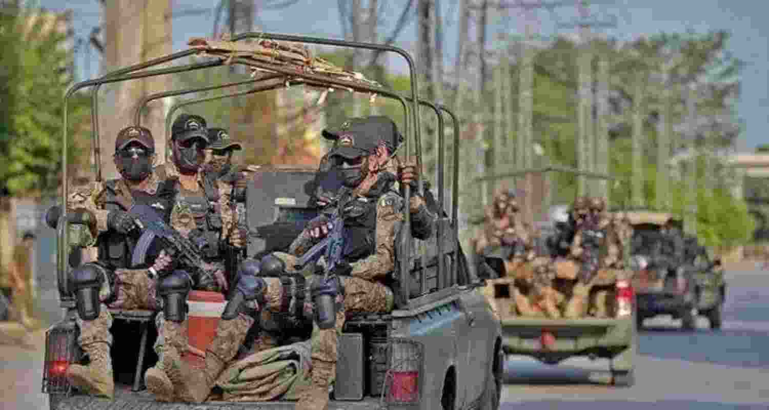 Pakistani army personnel. Image via X. Pakistani army personnel. Image via X.