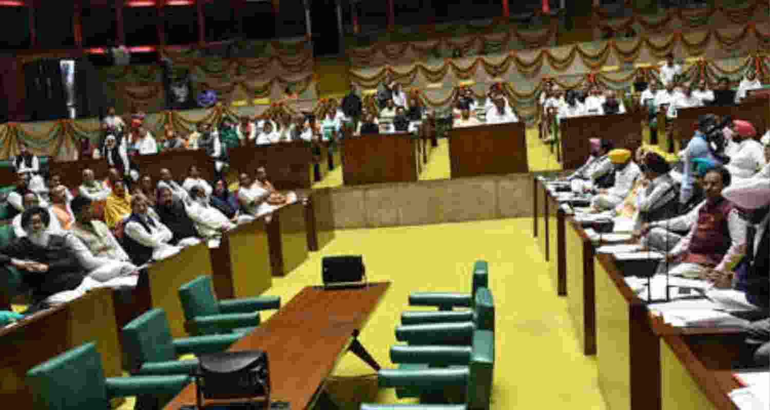 Image of Punjab Assembly. Image of Punjab Assembly.