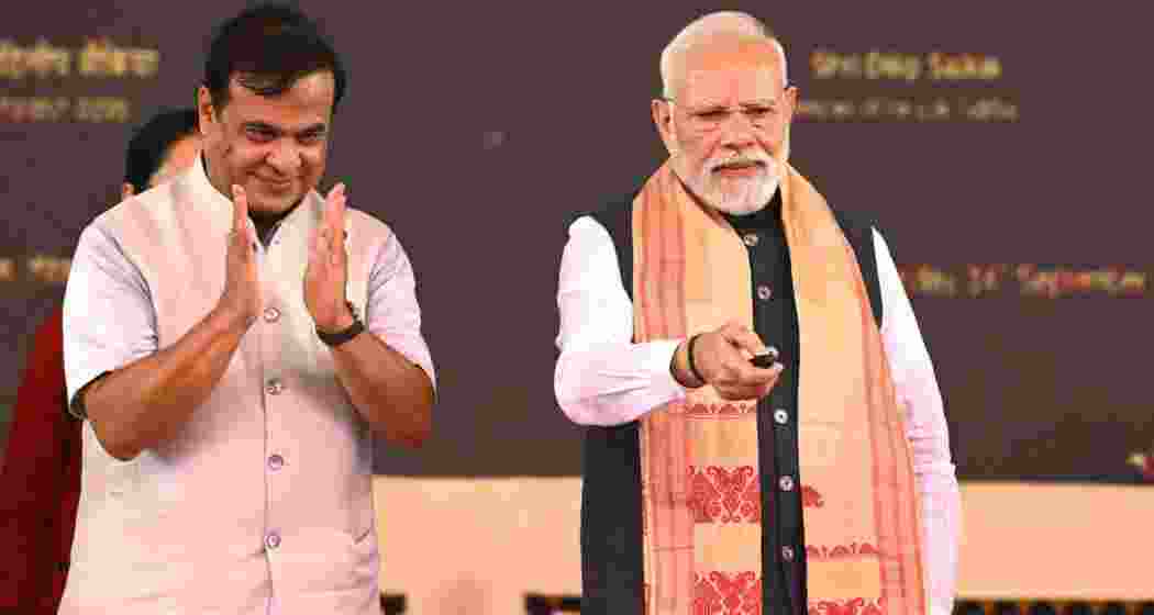 Prime Minister Narendra Modi and Assam Chief Minister Himanta Biswa Sarma during a public meeting at Mangaldoi in Assam’s Darrang district last year. Prime Minister Narendra Modi and Assam Chief Minister Himanta Biswa Sarma during a public meeting at Mangaldoi in Assam’s Darrang district last year.