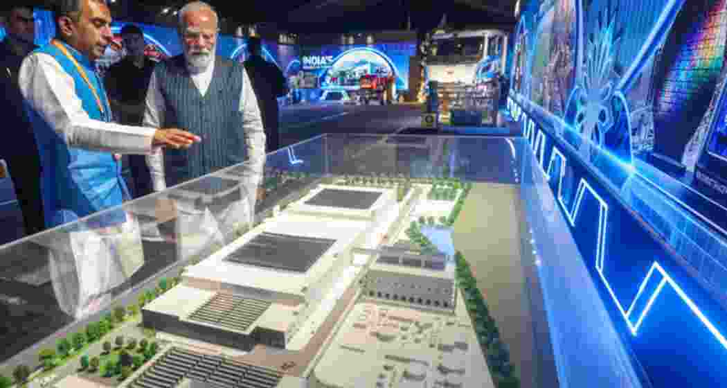 Prime Minister Narendra Modi during his visit at the CG Semi OSAT facility, in Sanand on Saturday. Prime Minister Narendra Modi during his visit at the CG Semi OSAT facility, in Sanand on Saturday.