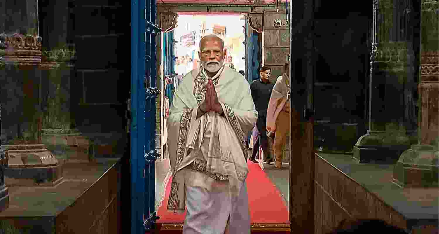 PM Modi in Kanyakumari PM Modi in Kanyakumari