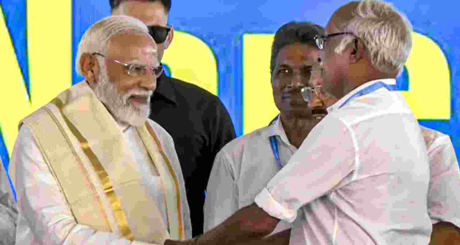 PM Narendra Modi hails renaming of Kerala to Keralam while addressing fishermen’s body event in Kochi during his visit to poll-bound Kerala. PM Narendra Modi hails renaming of Kerala to Keralam while addressing fishermen’s body event in Kochi during his visit to poll-bound Kerala.