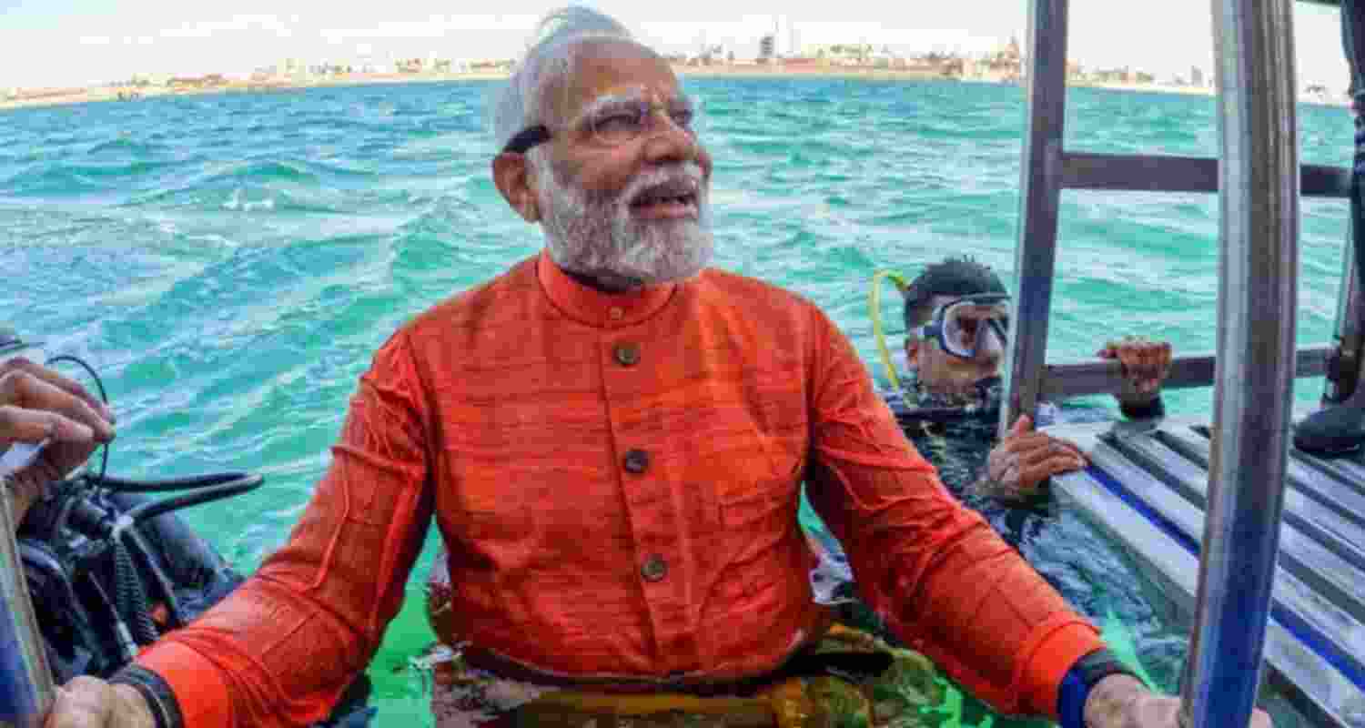 Scuba diving is liked by PM Modi. Scuba diving is liked by PM Modi.