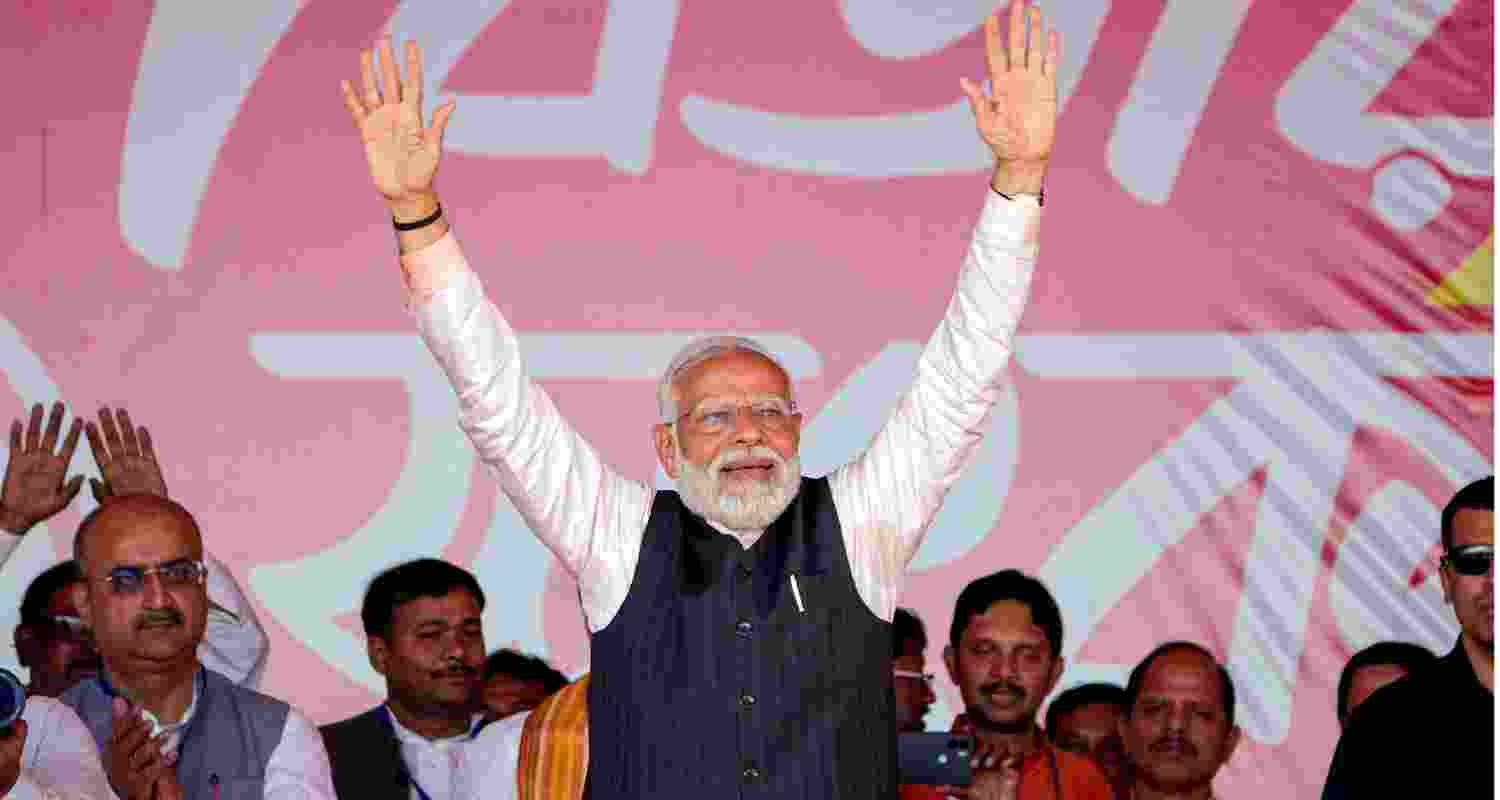 PM Modi addressing a public rally in West Bengal. PM Modi addressing a public rally in West Bengal.