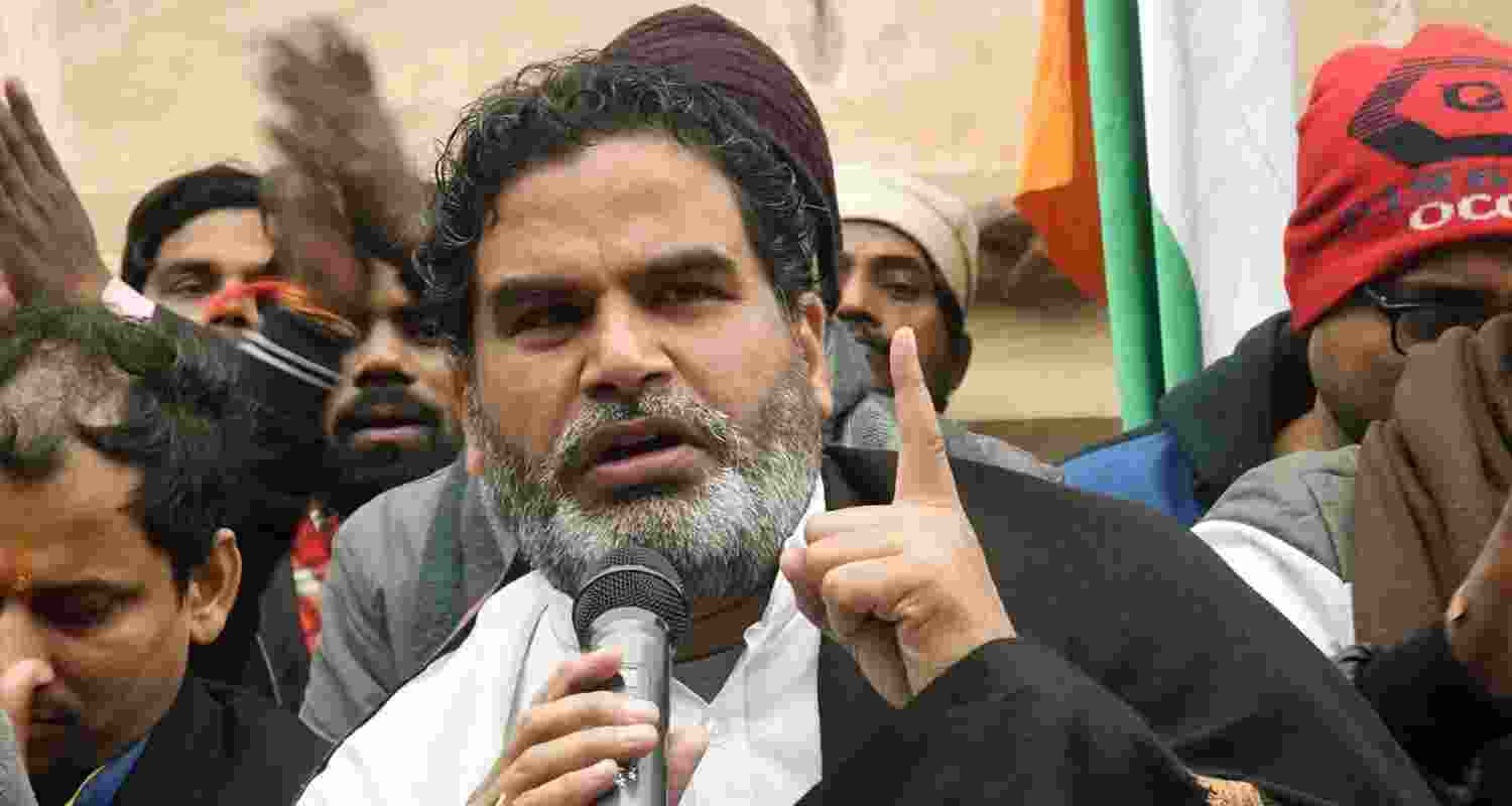 A file photo of Prashant Kishor detained amid BPSC protest over exam paper leak at Patna’s Gandhi Maidan. A file photo of Prashant Kishor detained amid BPSC protest over exam paper leak at Patna’s Gandhi Maidan.