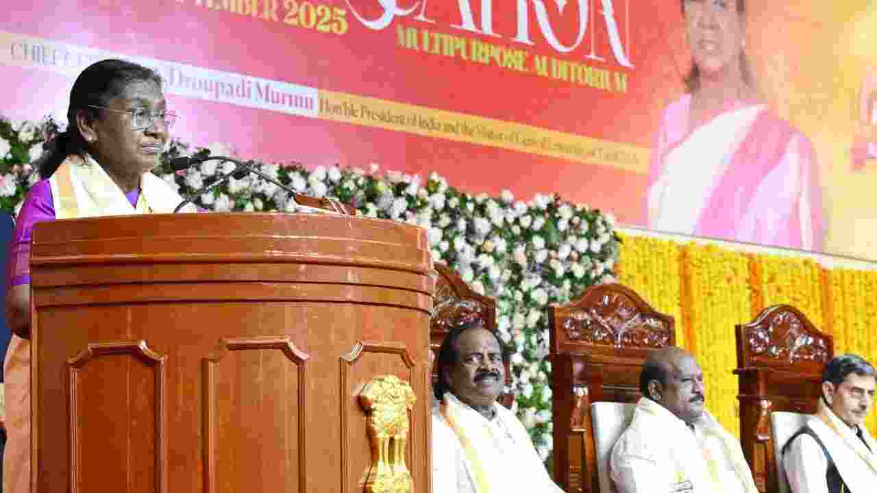 NEP best blends tradition and modernity, says President Murmu NEP best blends tradition and modernity, says President Murmu