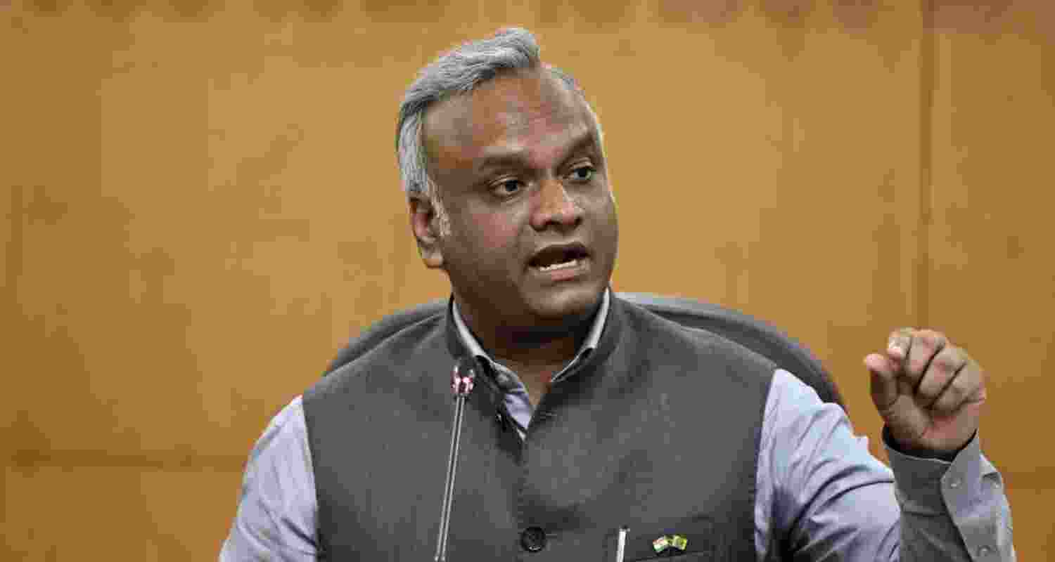 On RSS, Priyank Kharge playing to the gallery On RSS, Priyank Kharge playing to the gallery