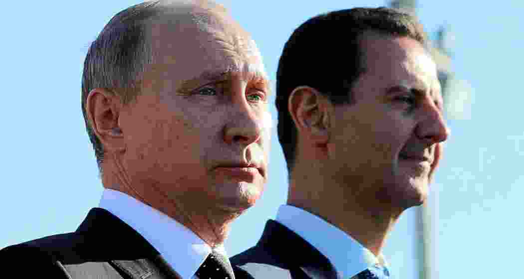 Russian President Vladimir Putin (L) has granted asylum to ousted Syrian President Assad (R) and his family Russian President Vladimir Putin (L) has granted asylum to ousted Syrian President Assad (R) and his family