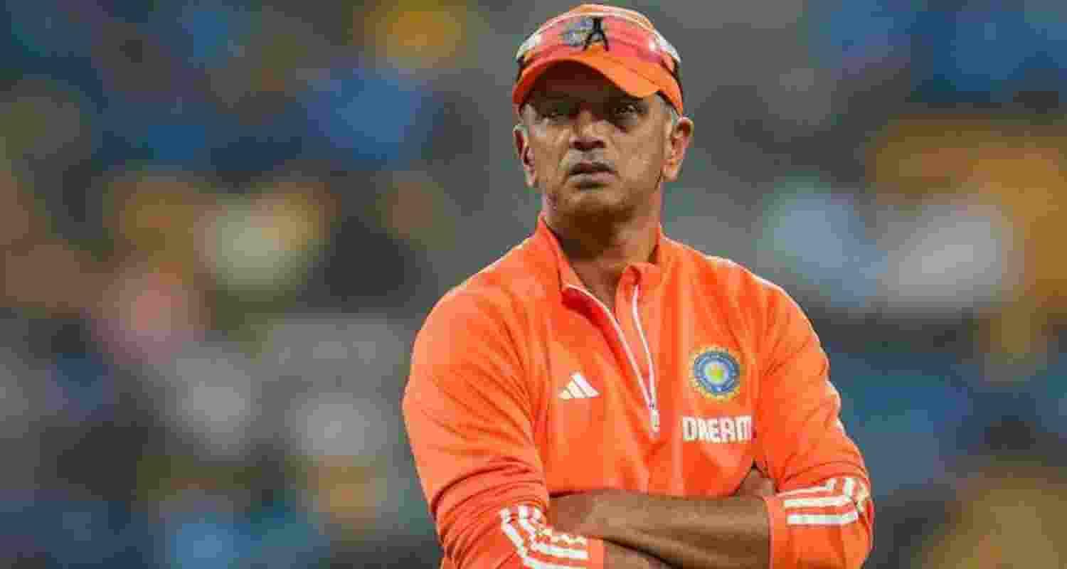 Former Indian Captain and current Indian Men's team coach Rahul Dravid. File photo. Former Indian Captain and current Indian Men's team coach Rahul Dravid. File photo.