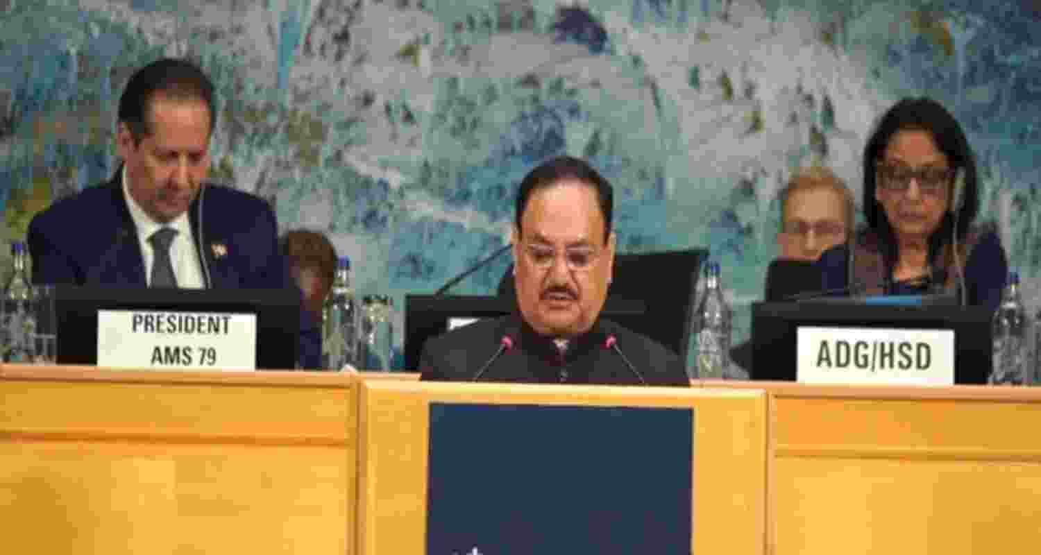 At Geneva Assembly,India reaffirms commitment to 'Health for All' At Geneva Assembly,India reaffirms commitment to 'Health for All'