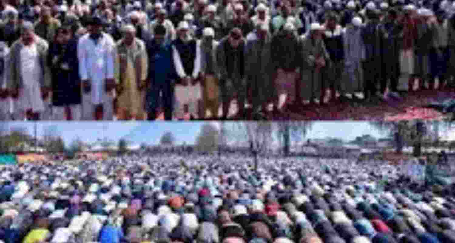 Eid-u-Azha celebrated across J&K with prayers for global peace Eid-u-Azha celebrated across J&K with prayers for global peace