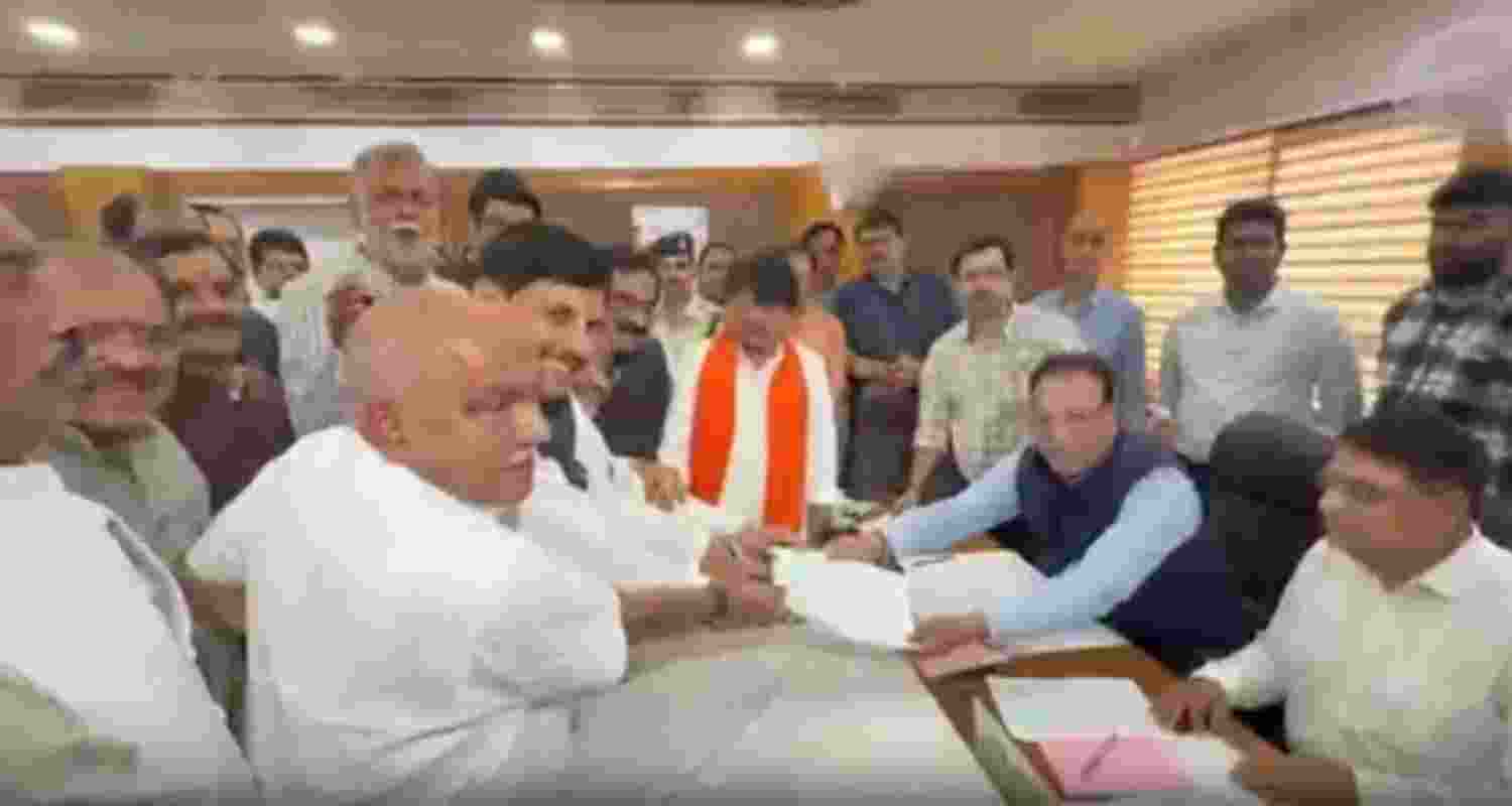 BJP's Tarun Chugh, Rajneesh Agarwal file papers for RS polls BJP's Tarun Chugh, Rajneesh Agarwal file papers for RS polls