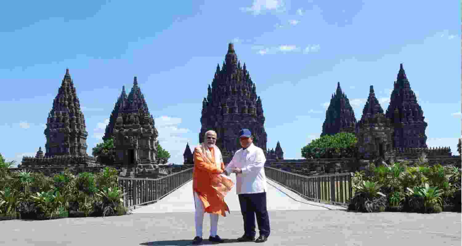 PM Modi visits UNESCO listed 9th century temple in Indonesia PM Modi visits UNESCO listed 9th century temple in Indonesia