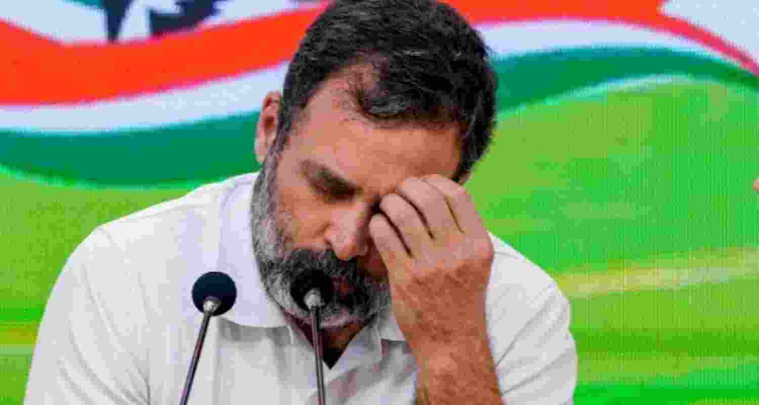 Congress leader Rahul Gandhi. Congress leader Rahul Gandhi.