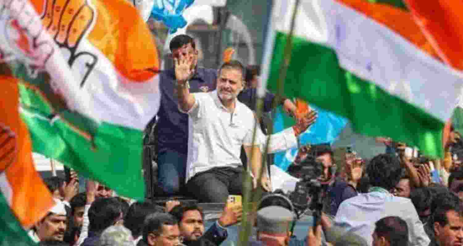 Image of Rahul Gandhi during Bharat Jodo Nyay Yatra. Image of Rahul Gandhi during Bharat Jodo Nyay Yatra.